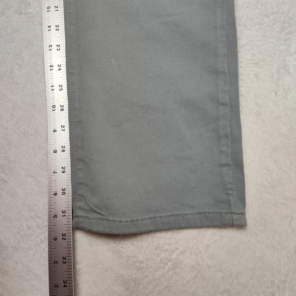 Mavi Jeans Mens 30x32 Gray Zach Straight Regular Denim Stretch Soft Twill Chino